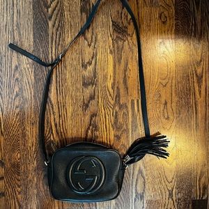 Gucci Soho Disco Black Leather crossbody